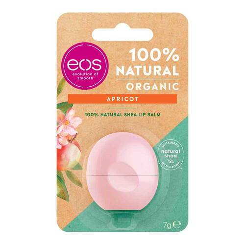 Eos Organic Lip Balm apricot sphere - 1