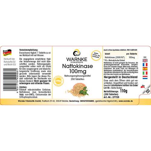 Nattokinase 100 mg Tabletten - 2