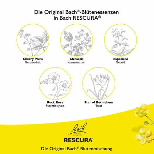 Bachbl&uuml;ten Original Rescura Pastillen Zitrone - 5