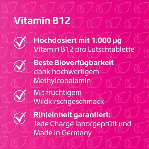 Vitamin B12 1.000 µg Lutschtabletten vegan - 3