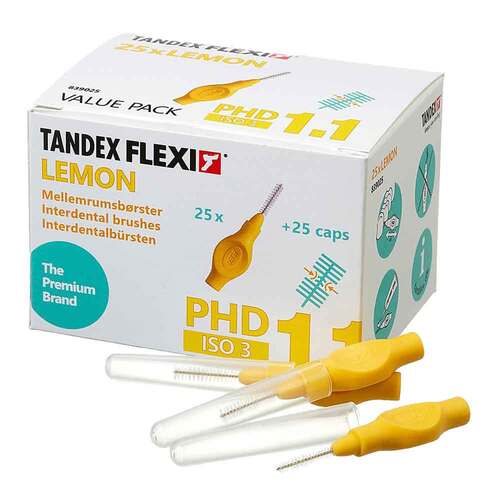 Tandex Flexi Interdentalb&uuml;rste lemon yellow PHD1.1 / ISO3 - 1