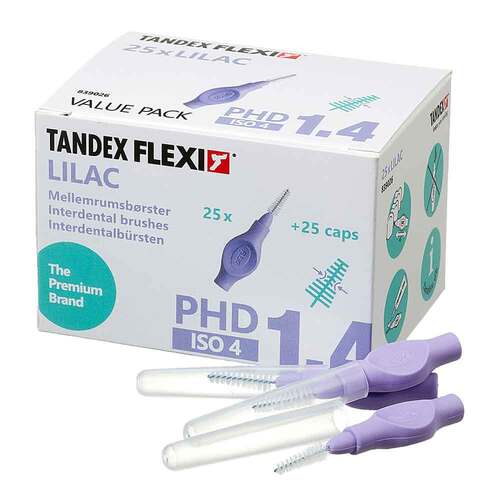 Tandex Flexi Interdentalb&uuml;rste lilac purple PHD1.4 / ISO4 - 1