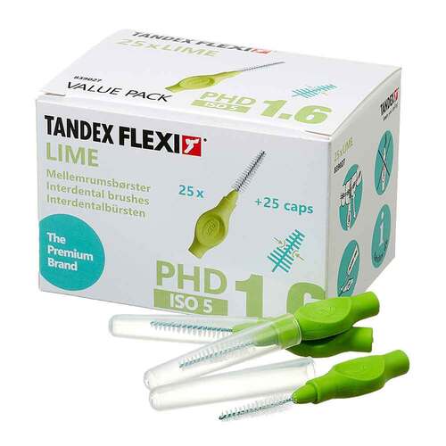 Tandex Flexi Interdentalb&uuml;rste lime green PHD1.6 / ISO5 - 1