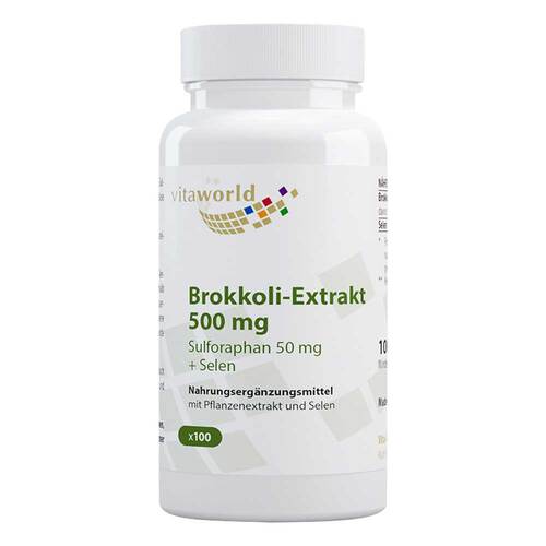Brokkoli 500 / 50 mg Sulforaphan + Selen Kapseln - 1