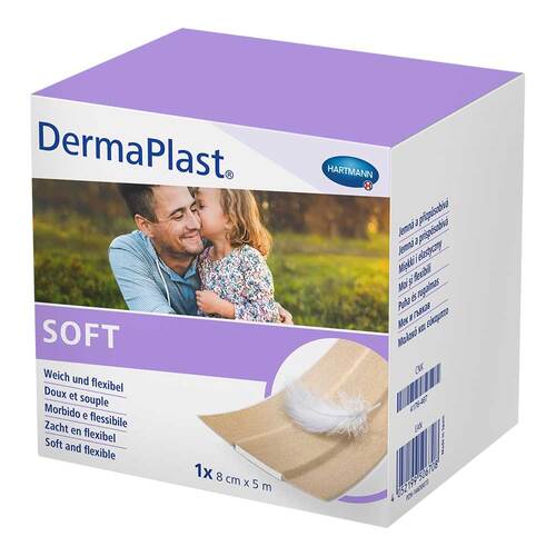 Dermaplast Soft Pflaster 8 cmx5 m - 1