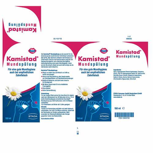 Kamistad® Mundsp&uuml;lung bei Zahnfleischentz&uuml;ndungen und Aphten - 2