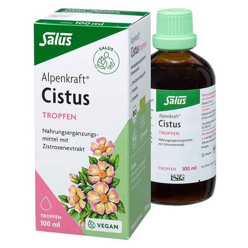 Alpenkraft Cistus-Tropfen Bio Salus - 1
