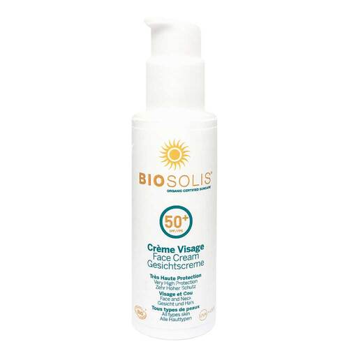 Bio Sonnencreme Gesicht LSF 50 + Biosolis - 1