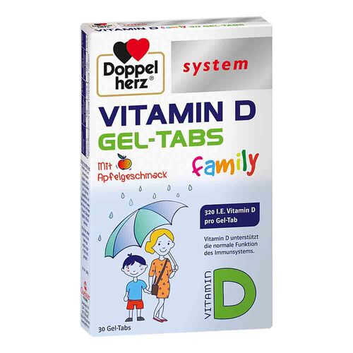 Doppelherz Vitamin D Gel-Tabs family system - 1