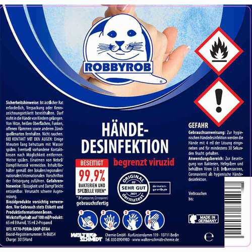 H&auml;ndedesinfektion fl&uuml;ssig - 2
