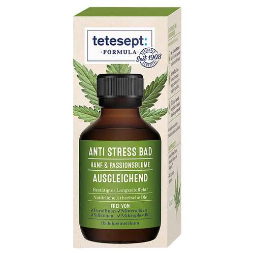 Tetesept Formula Anti-Stress Bad Hanf &amp; Passionsbl. - 1
