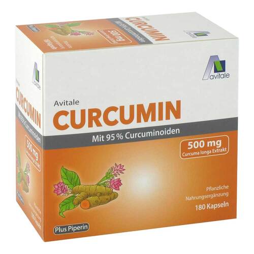 Curcumin 500 mg 95% Curcuminoide + Piperin Kapseln - 1