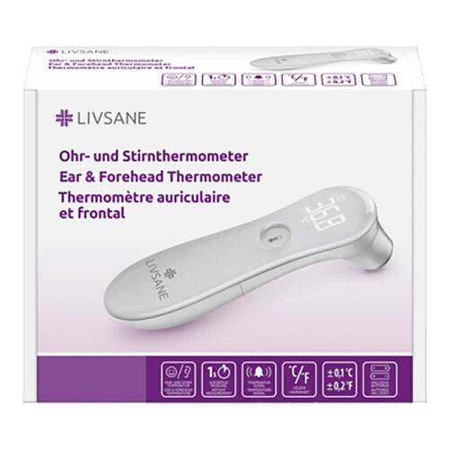 Livsane Ohr- und Stirnthermometer - 1