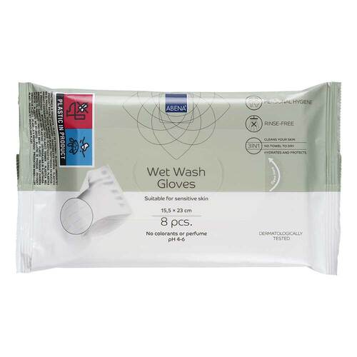 Abena feuchte Waschhandschuhe - 1