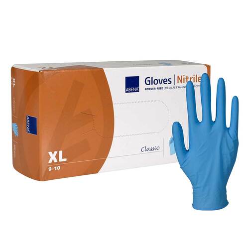 Abena Classic Nitril Untersuchungshandschuhe unste.pf XL blau - 1