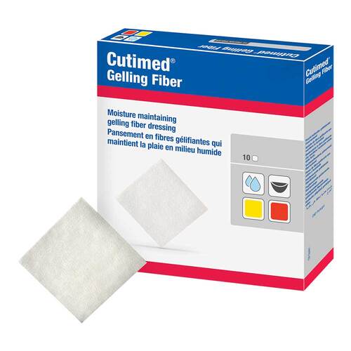 Cutimed Gelling Fiber Kom.5x5 cm Hydrofaserverband - 1