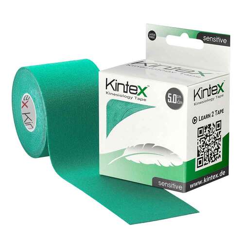 Kintex Kinesiologie Tape sensitive 5 cmx5 m gr&uuml;n - 1