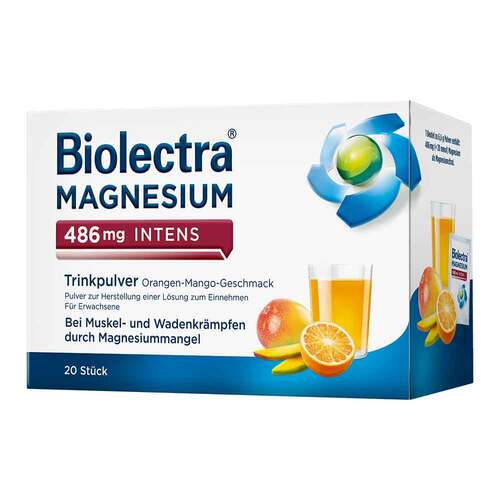 Biolectra Magnesium 486mg intens Trinkpulver Ora-Man. - 1