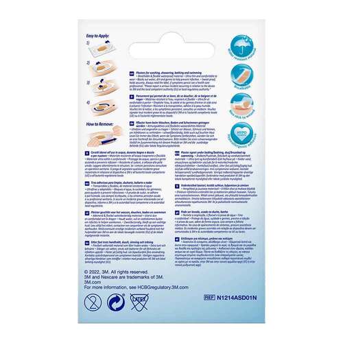 Nexcare Aqua Clear waterproof assortiert 3 Gr&ouml;&szlig;en - 2