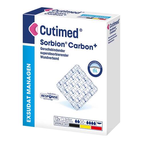 Cutimed Sorbion Carbon Wundverband 15x15 cm steril - 1