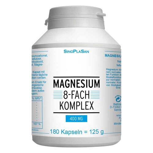 Magnesium 8fach Komplex 400 mg Kapseln - 1