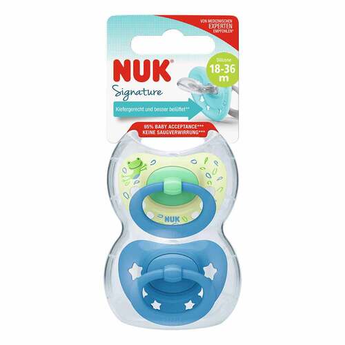 NUK Signature Silikon Schnuller18 - 36 Monate - 1