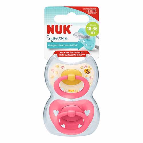 NUK Signature Silikon Schnuller18 - 36 Monate - 2