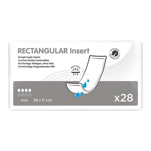 Rectangular Insert mini 11x36 cm without strip - 1