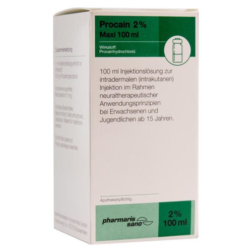 Procain pharmarissano 2% Maxi Injektionsl&ouml;sung Fla.100 ml - 1