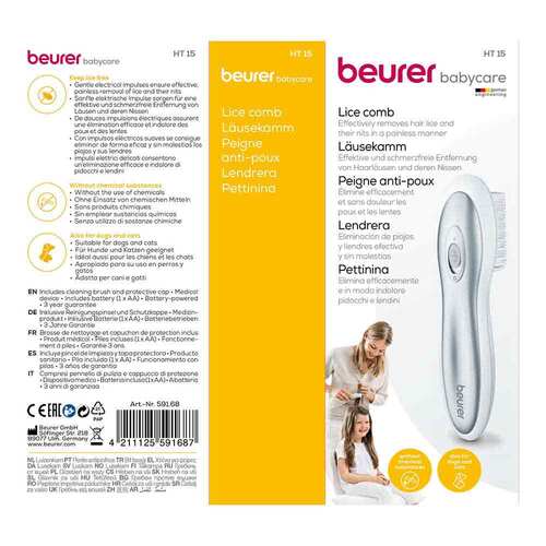 Beurer HT15 L&auml;usekamm Mdr - 2