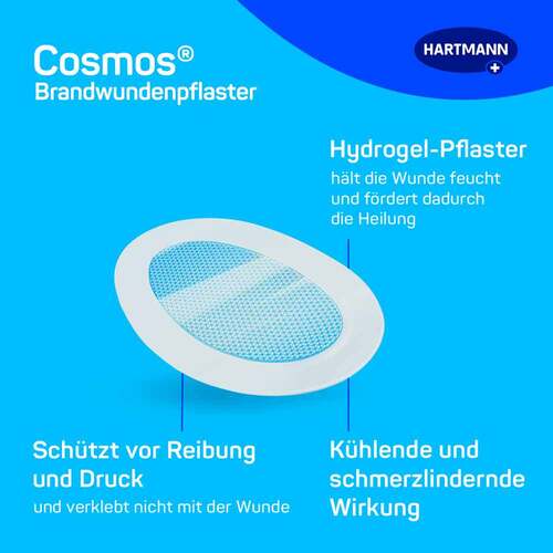 cosmos® Brandwundenpflaster 68 mm x 43 mm steril - 3