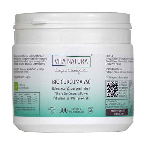 Bio Curcuma 750 mg Vegikapseln - 1