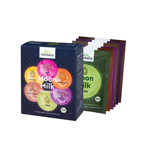 Herbaria Moon Milk Selection Mixpackung Bio Pulver - 1