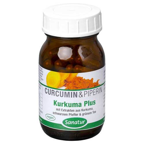 Kurkuma Plus Curcumin &amp; Piperin Kapseln - 1