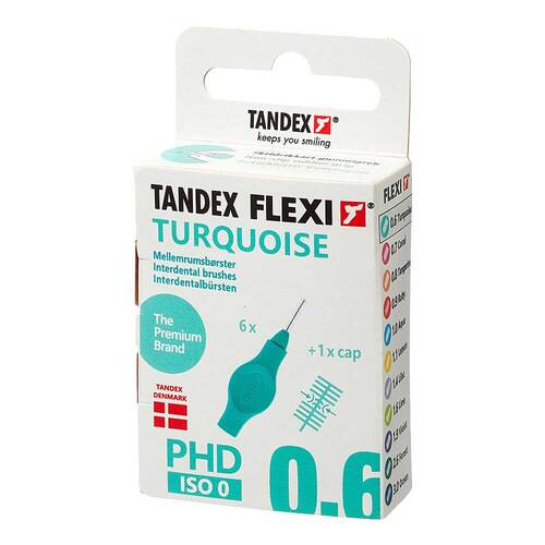 Tandex Flexi Interdentalb&uuml;rste turquoise PHD0.6 / ISO0 - 1