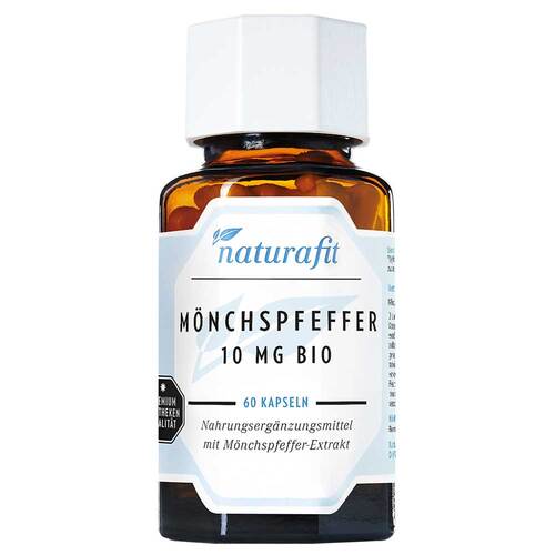 Naturafit M&ouml;nchspfeffer 10 mg Bio Kapseln - 1