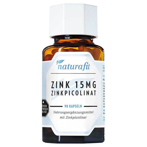 Naturafit Zink 15 mg Zinkpicolinat Kapseln - 1