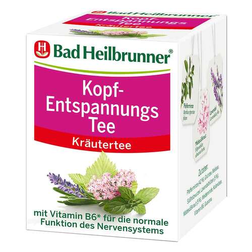 Bad Heilbrunner Kopf-Entspannungs Tee Filterbeutel - 1