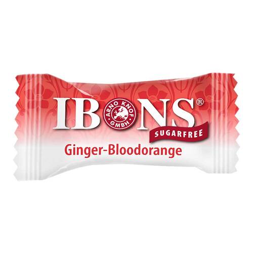 Ibons Ingwer Blutorange ohne Zucker T&uuml;te Lutschbonbons  - 3