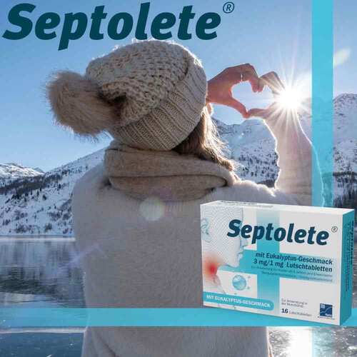 Septolete mit Eukalyptus-Geschmack 3 mg/1 mg Lutschtabletten - 4