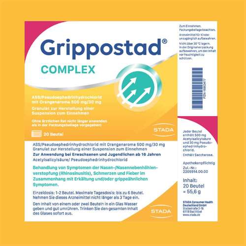 Grippostad COMPLEX mit Orangengeschmack - 10