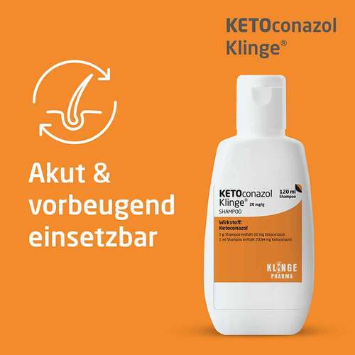 KETOconazol Klinge® Shampoo 20 mg/g - 5