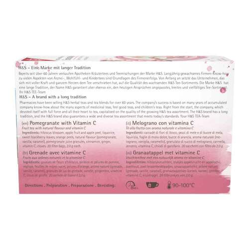 H&S Granatapfel mit Vitamin C Filterbeutel - 3