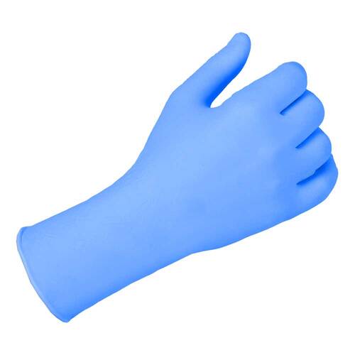 Nobaglove Nitril classic Untersuchungshandschuhe pf Gr&ouml;&szlig;e L blau - 1