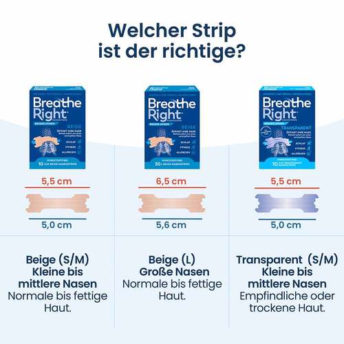 Besser Atmen Breathe Right® Nasenpflaster normal beige - 5