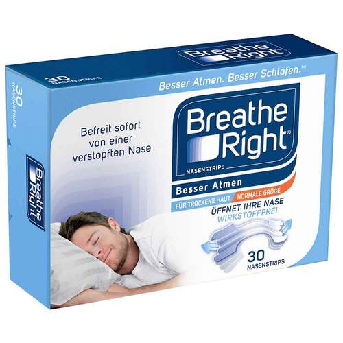 Besser Atmen Breathe Right® Nasenpflaster normal transparent  - 1