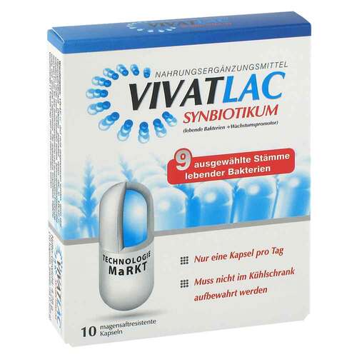 Vivatlac Synbiotikum magensaftresistente Kapseln - 1