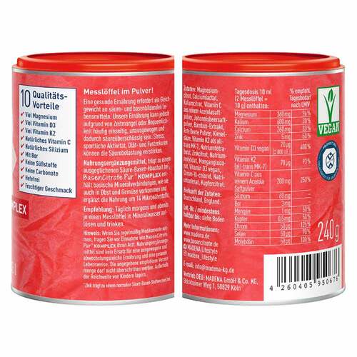 Basen Citrate Pur Komplex Pulver - 2
