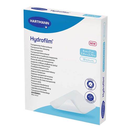 Hydrofilm transparenter Folienverband 6x7 cm - 1