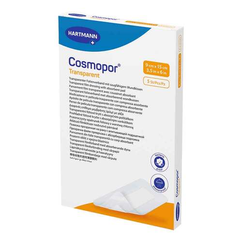 Cosmopor transparent Folienverband 9x15 cm steril - 1